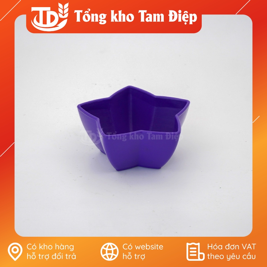 Chậu nhựa mini hình sao đủ màu