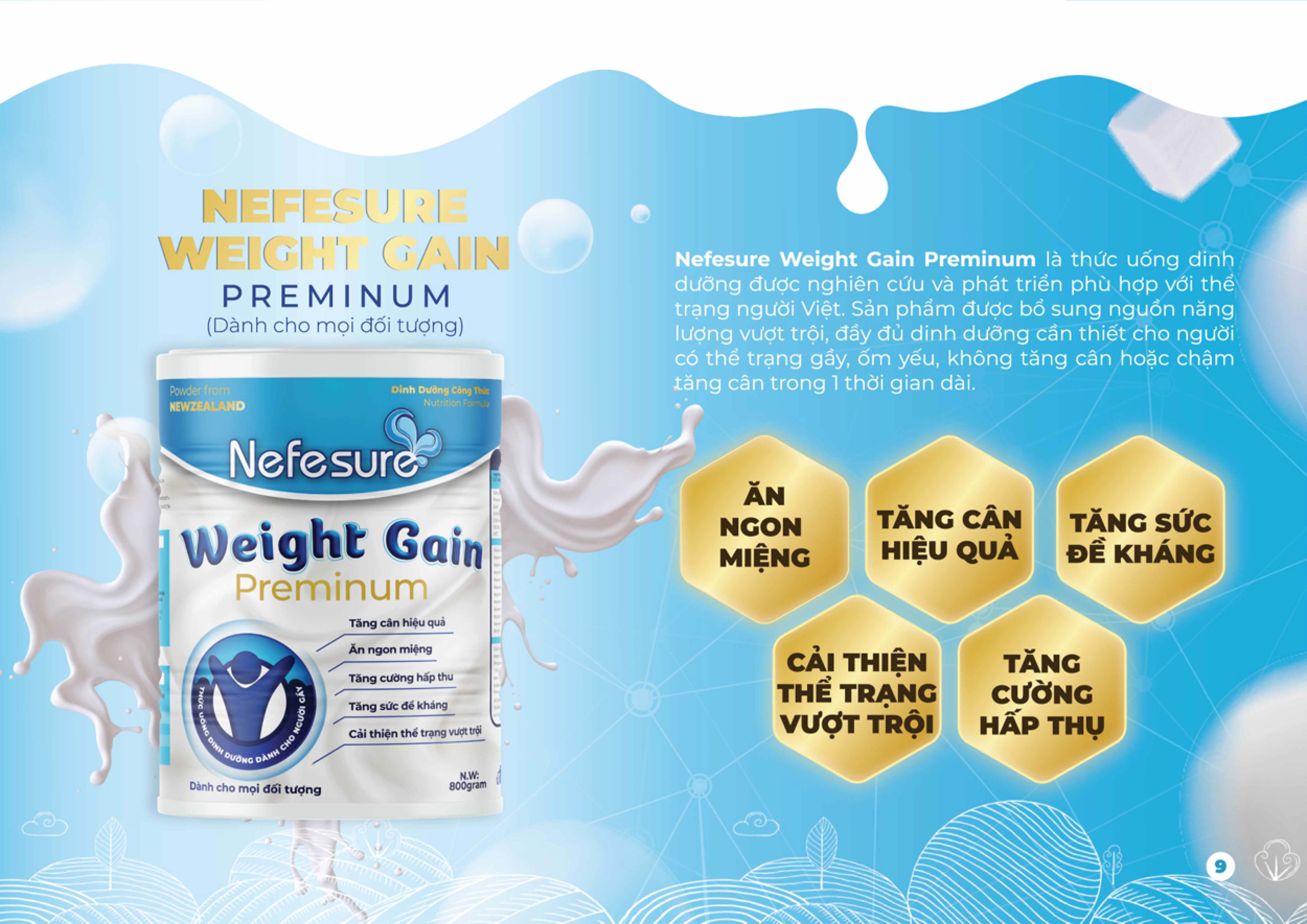 Sữa Bột Tăng Cân 800gr