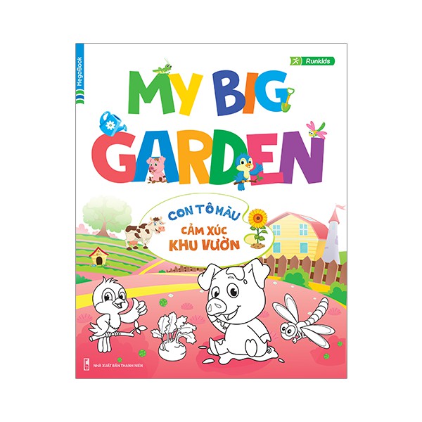 Sách My big garden con tô màu cảm xúc khu vườn - Megabook