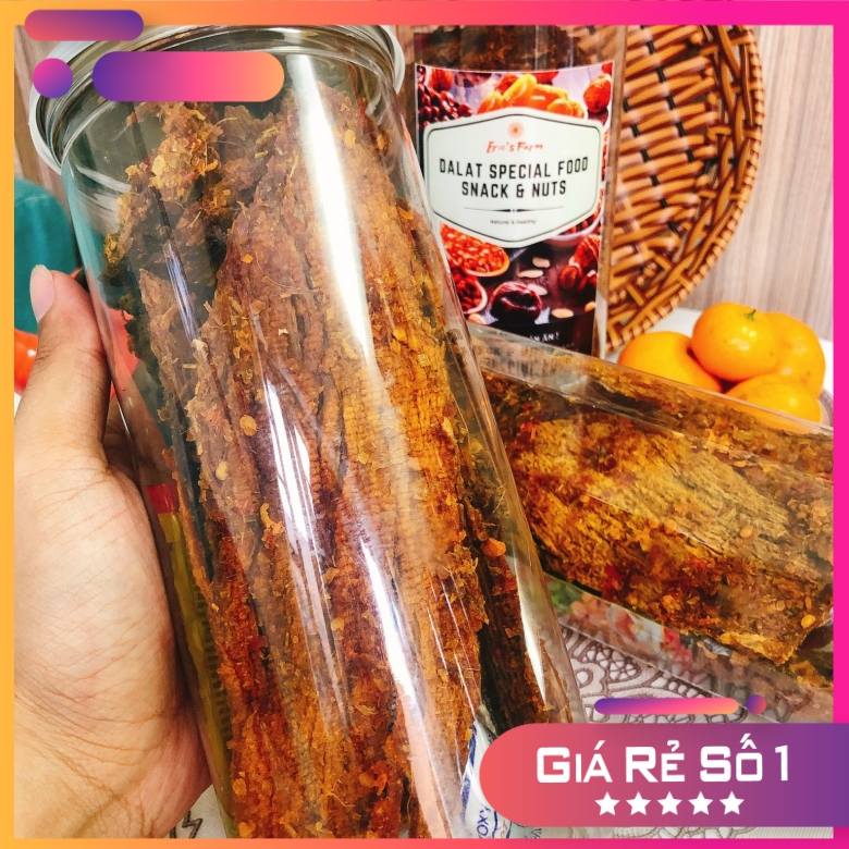 KHÔ BÒ MIẾNG CAO CẤP 300G [BÒ THẬT 100%] - SIÊU NGON