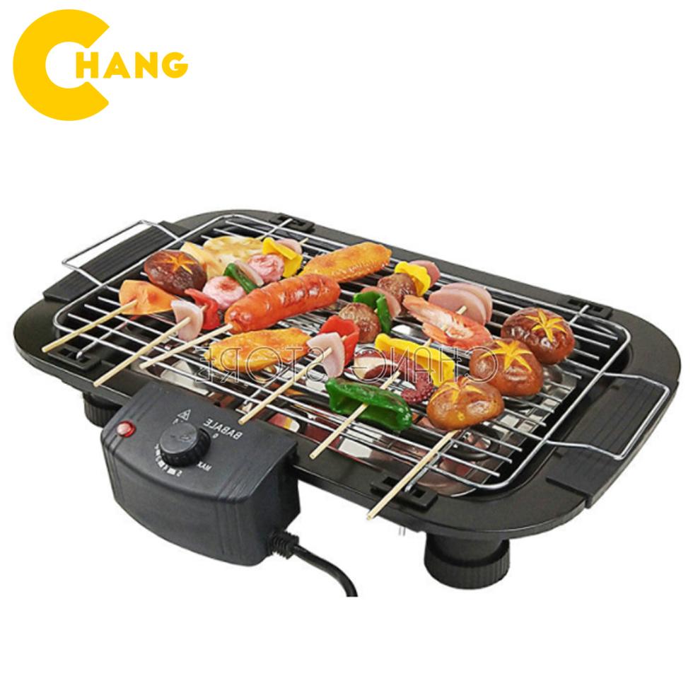 Bếp Nướng Điện Không Khói ,Bếp Nướng BBQ Công Suất 2000W,mặt khay Nướng Bằng Inox Được Phủ Lớp Chống Dính Bền, Tiết Kiệm Điện, Dây Cắm Có Thể Tháo Rời Với Chiết Áp Điều Chỉnh Nhiệt Độ Linh Hoạt