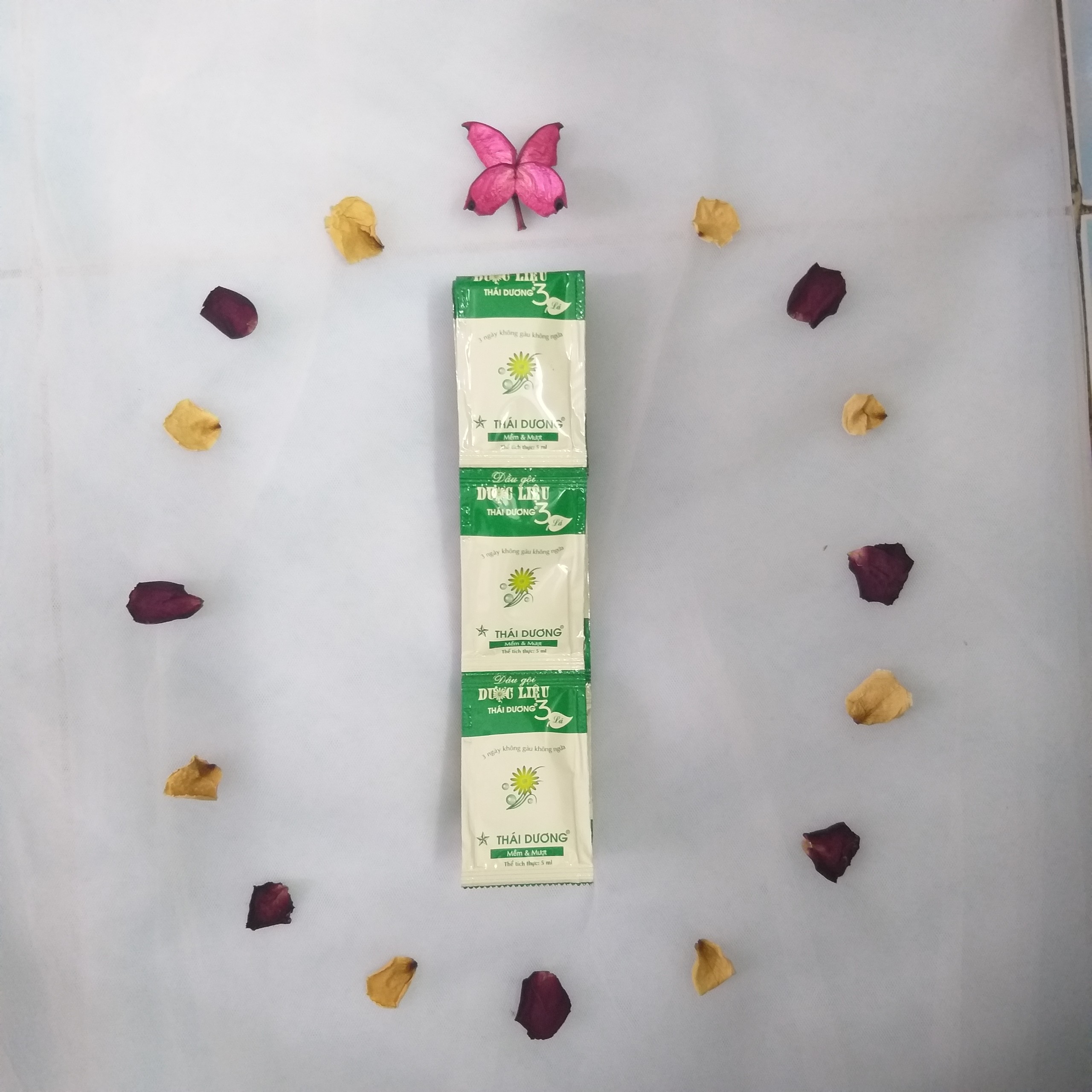 [HCM]Combo 5 dây gội Thái Dương 3 - Hương Lá