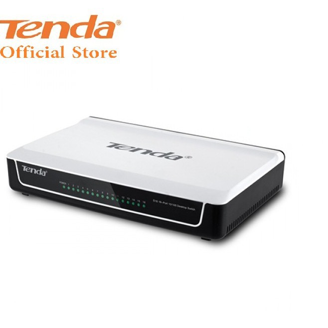[HCM]Switch Tenda S16 16 port (100Mbps).  Vi Tính Quốc Duy