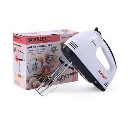 Máy đánh trứng cầm tay Scarlett 7 tốc độ
