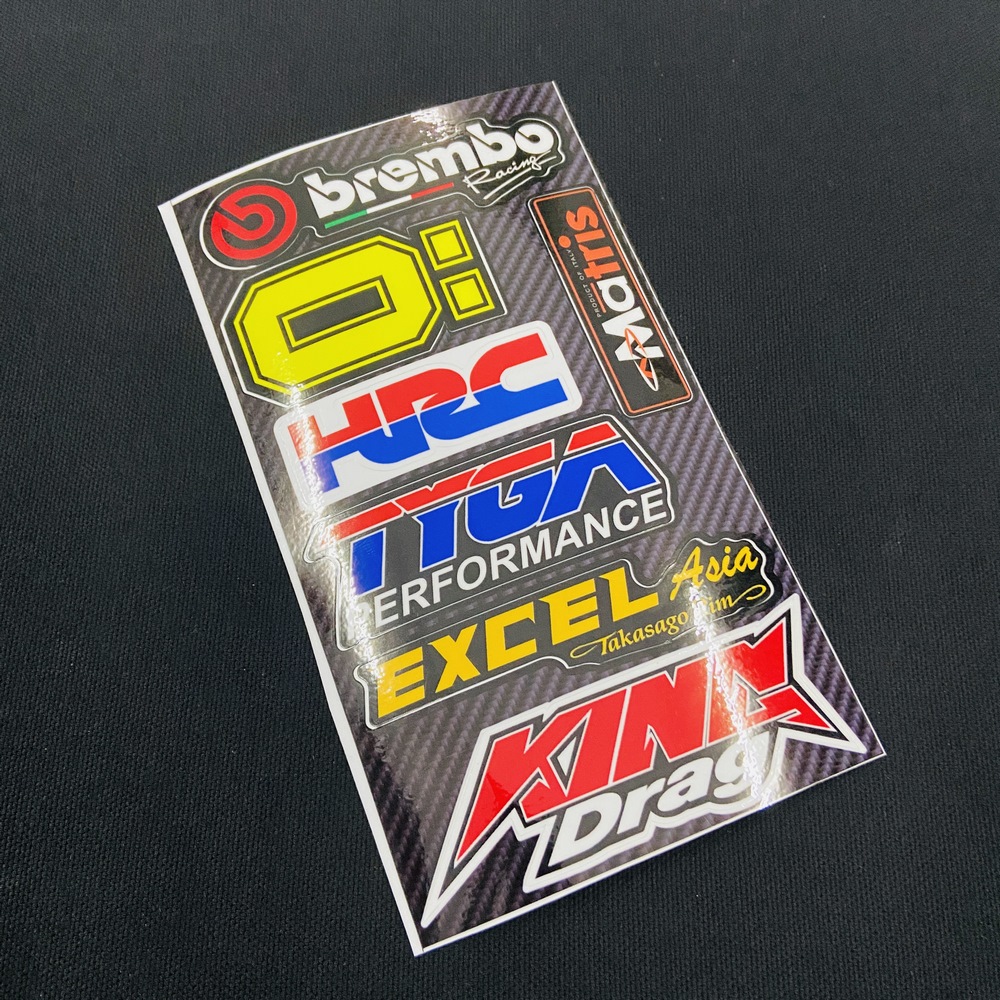 Bộ tem dán xe máy LOGO HUY HIỆU phản quang gia công tinh tế, dán các loại xe máy (mẫu 4)