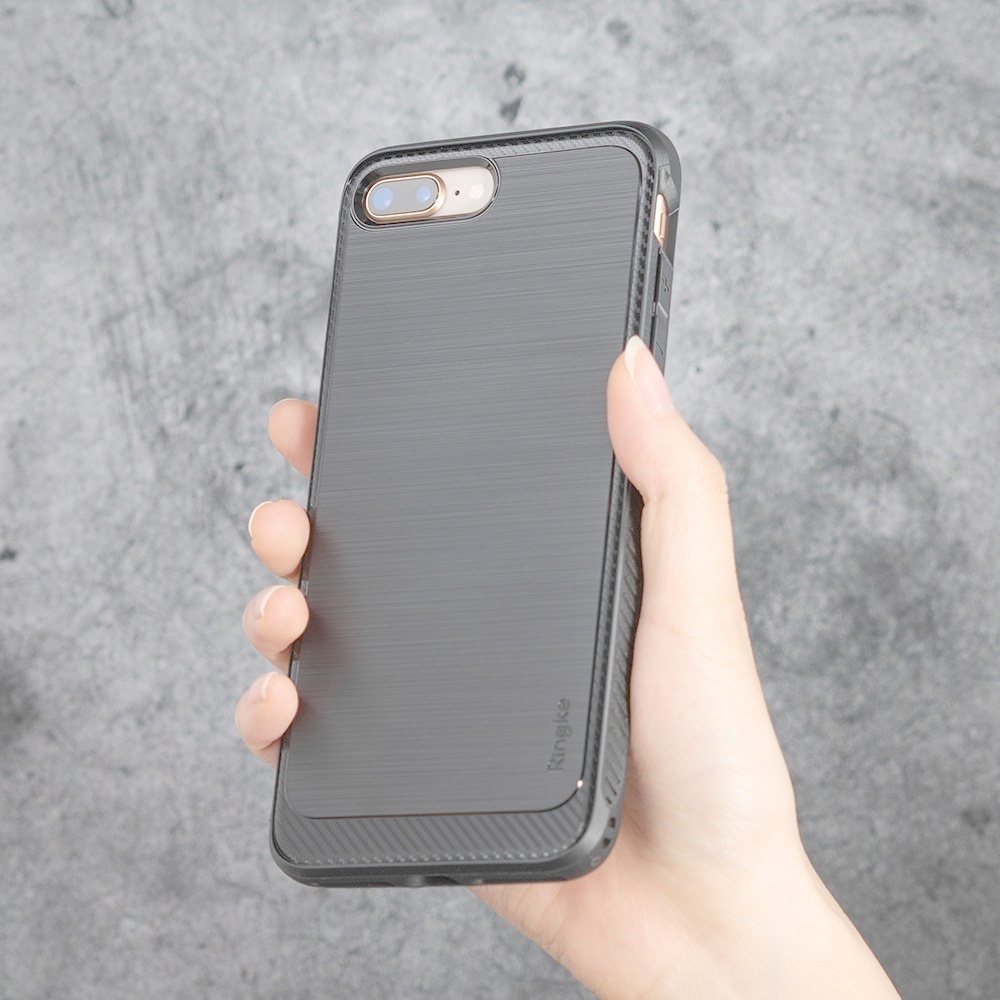Ốp lưng Ringke Onyx iPhone 8 Plus / 7 Plus (Xám)