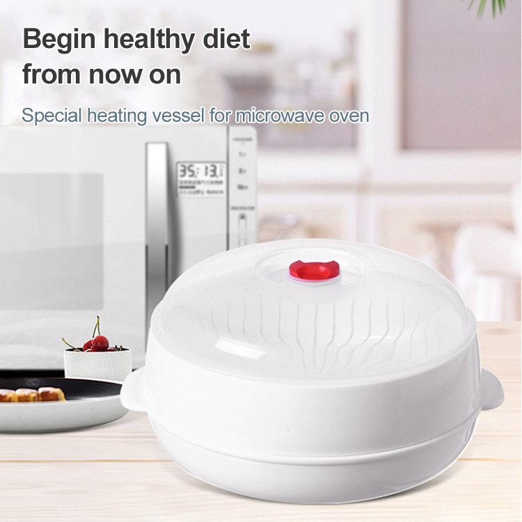 Microwave steamer steamer round square single layer double layer three layer
