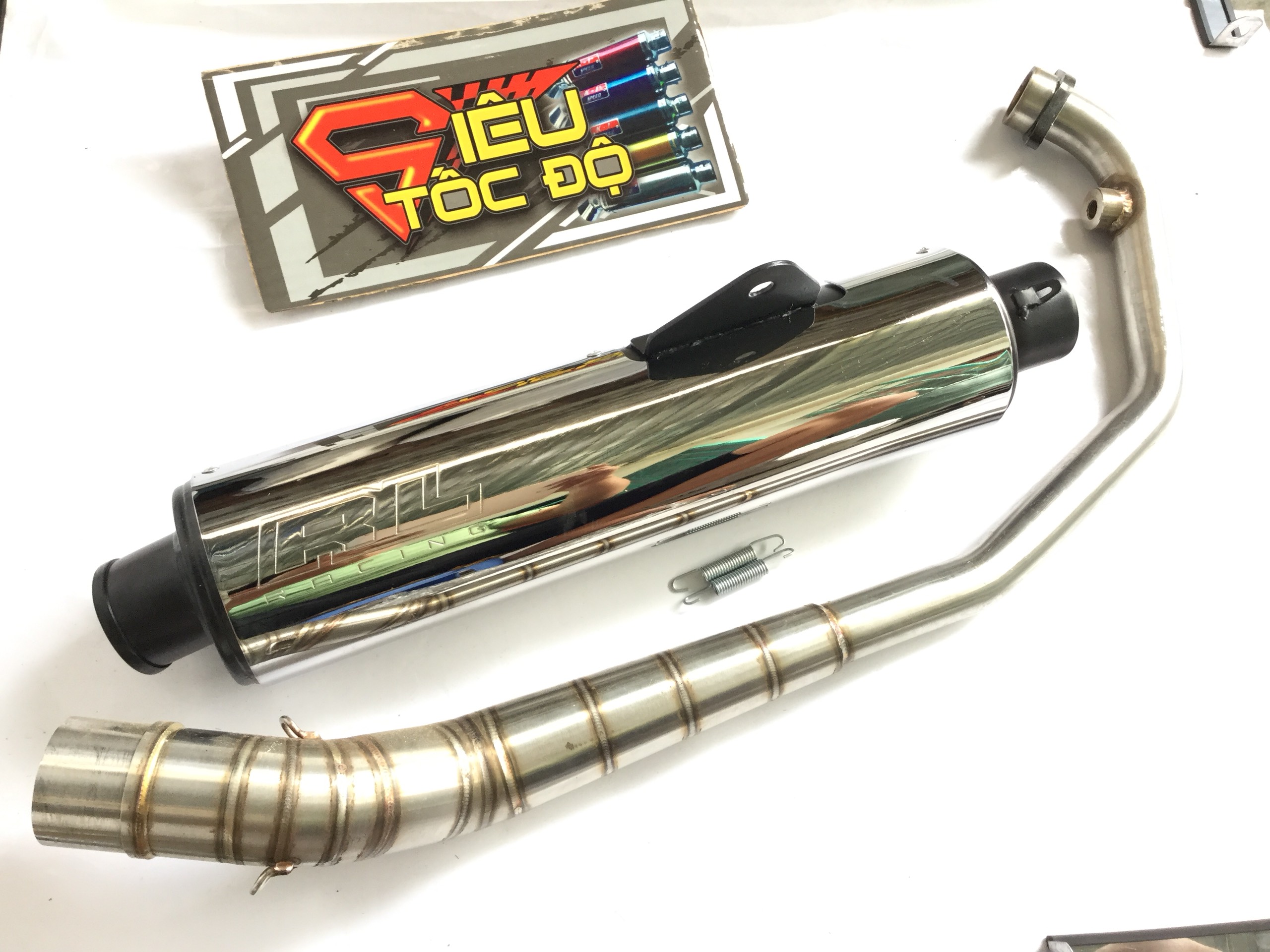 Pô tăng cbr -- cổ 304 2 khúc xịn lắp xe winer + sonic