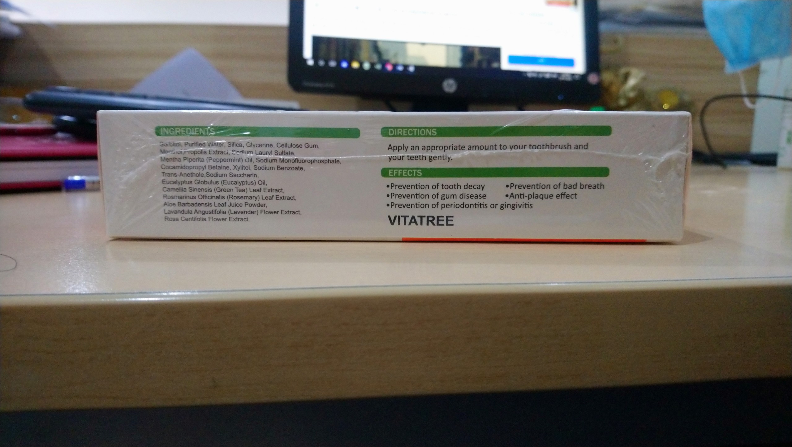 Kém đánh răng Propolis Vitatree 120 gr (úc)