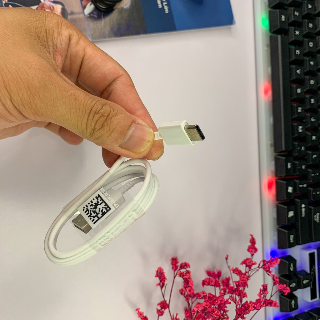 Dây cáp sạc nhanh USB Type C SS Galaxy S8/S8 Plus/ Note/ S9/S10