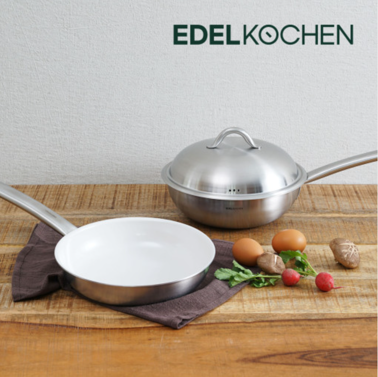 Chảo chống dính Edelkochen Easy Prism Cream