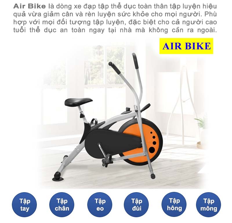Xe đạp tập thể dục Air Bike Culler Sport OB8409