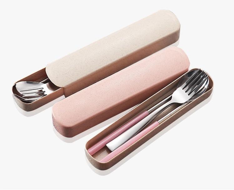 [HCM]Hộp đựng muỗng đũa lúa mạch