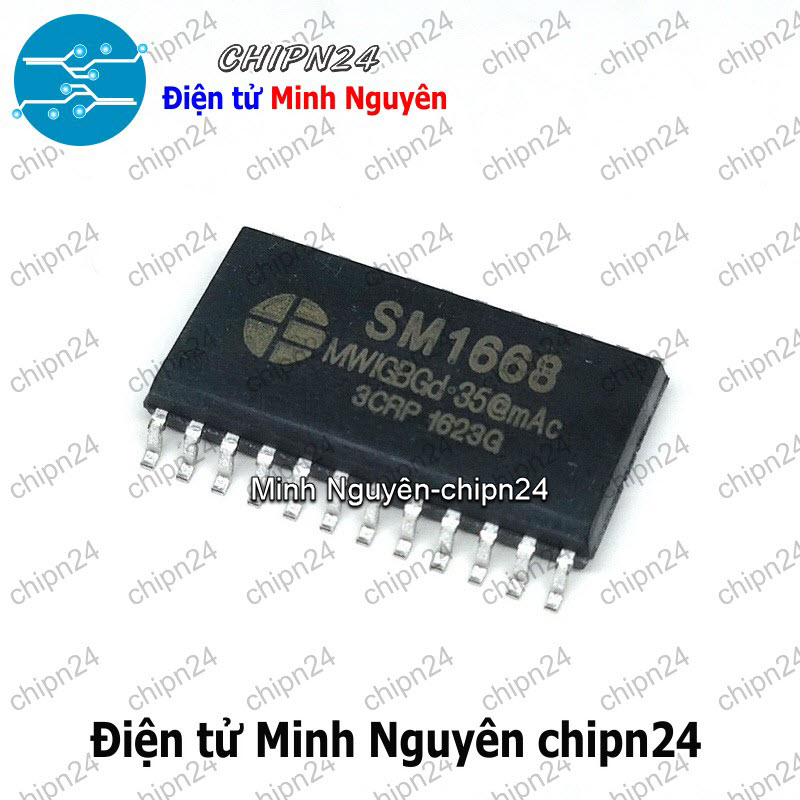 [2 con] (ST) IC Dán SM1668 SOP-24 Hàng Tốt (SMD) (SM 1668) - HH007450