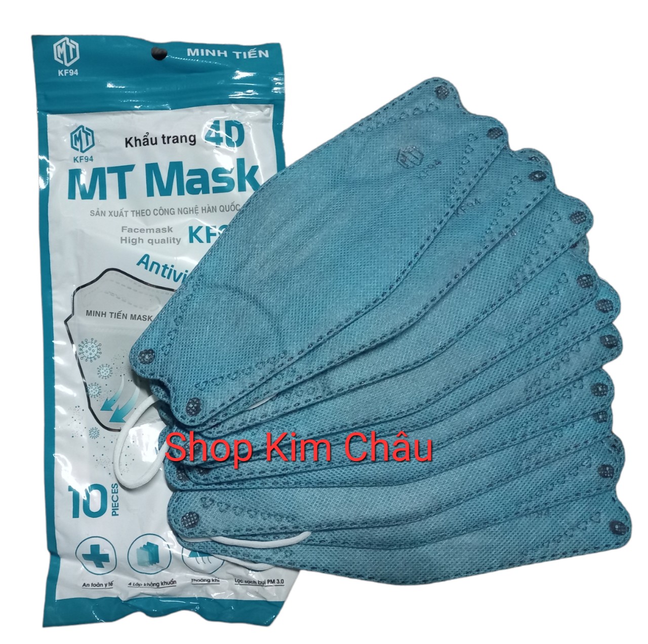 Khẩu trang 4 lớp 4D Mask KF94 - Bịch 10 cái