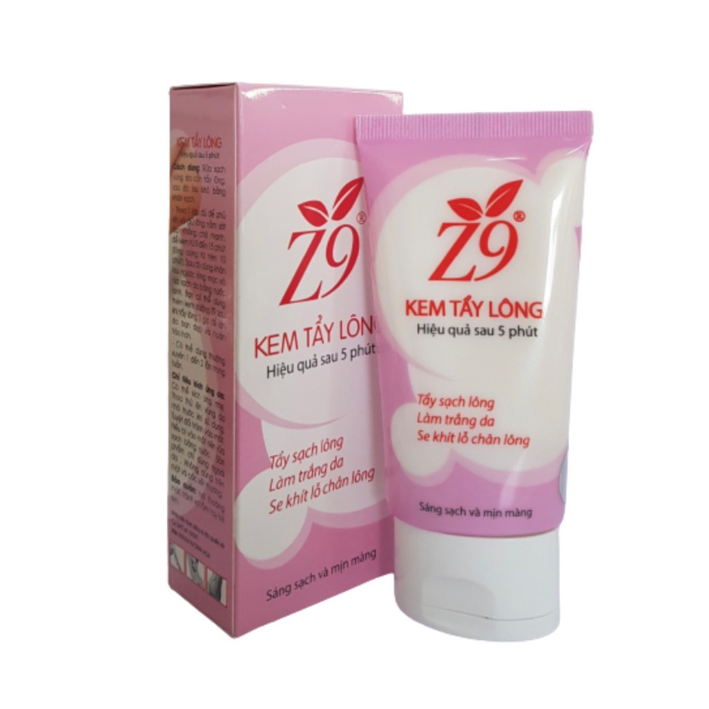 Kem Tẩy Lông Z9 (Hộp tuýp 60ml) Z25