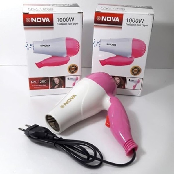 Máy sấy tóc mini Nova dễ thương - máy sấy tóc mini công suất nhỏ siêu đáng yêu - mấy sấy tóc mini gia đình - máy sấy tóc mini dành cho bạn gái - máy sấy tóc Nova 1000w nhập khẩu