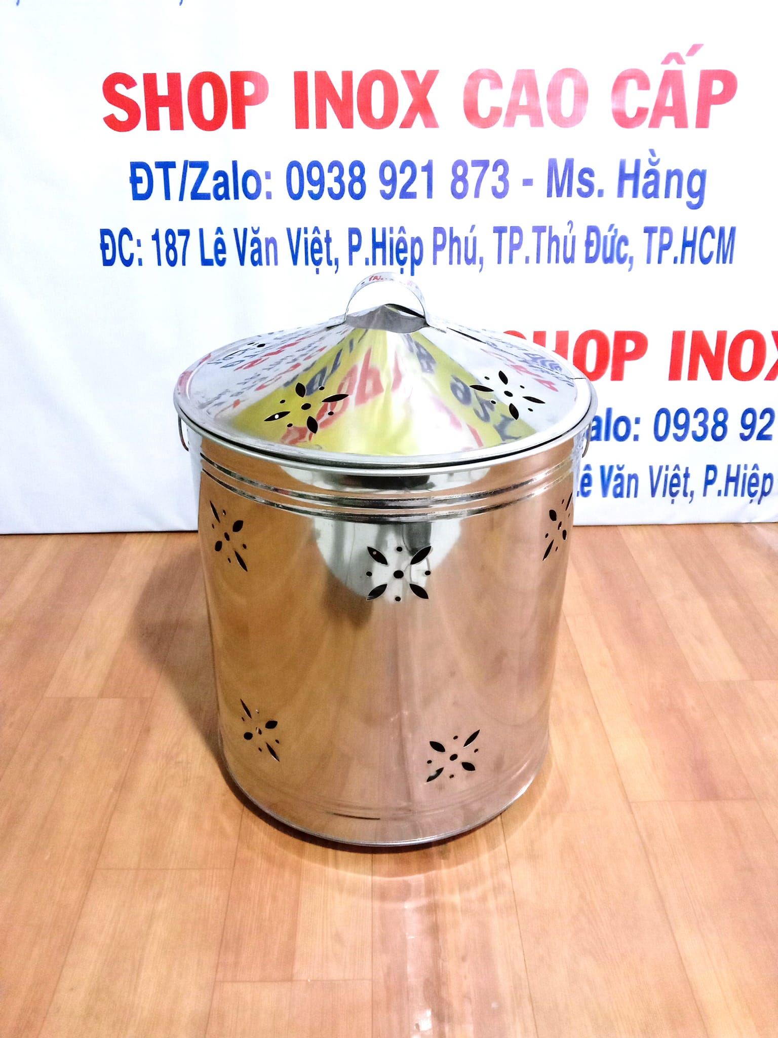 Thùng đốt vàng mã INOX cao cấp Mã: THĐS6I