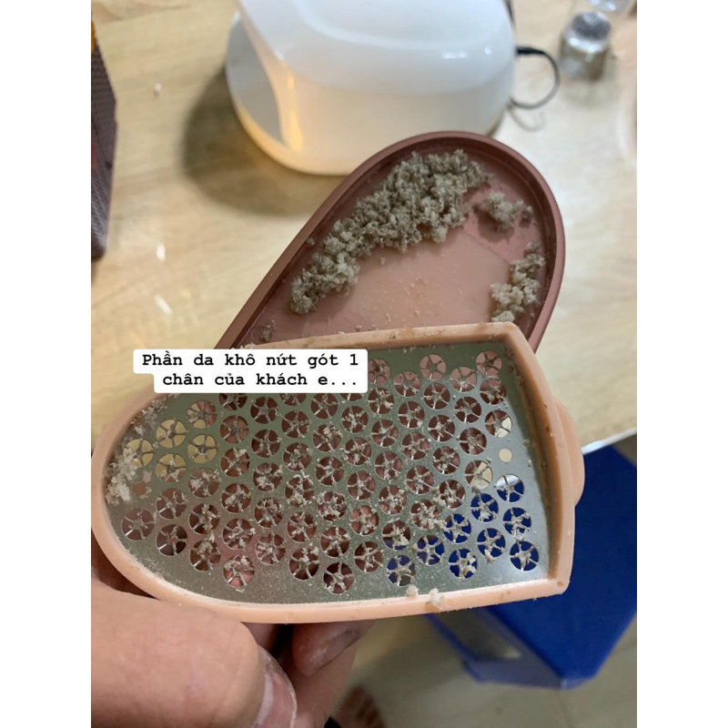Chà gót chân inox 2 mặt tháo rời - Kitty Nails Supply