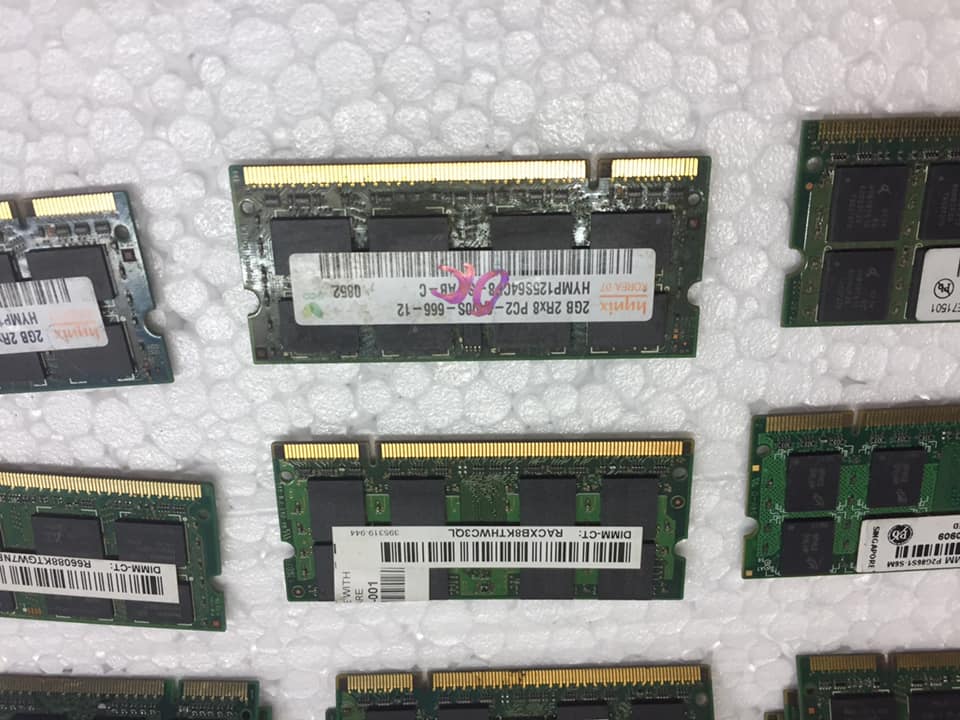 Ram 2 dùng cho Laptop DDR2 2G PC 667/800