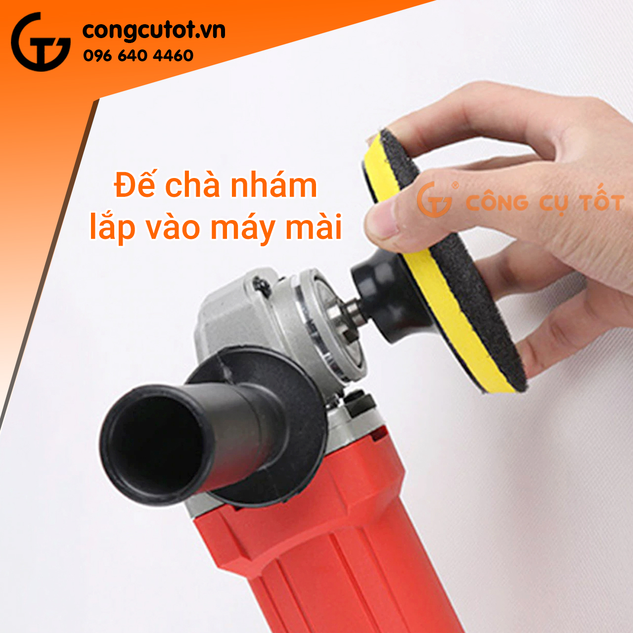 10 cái đế chà nhám tròn size tùy chọn