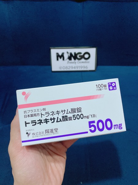 Viên uống trắng Transamin Skin White 500mg Nhật Bản