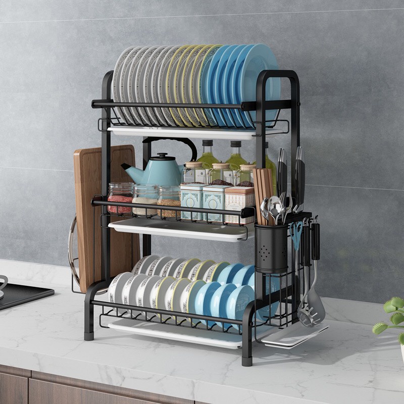 Bamboo cutting board bowl display stand