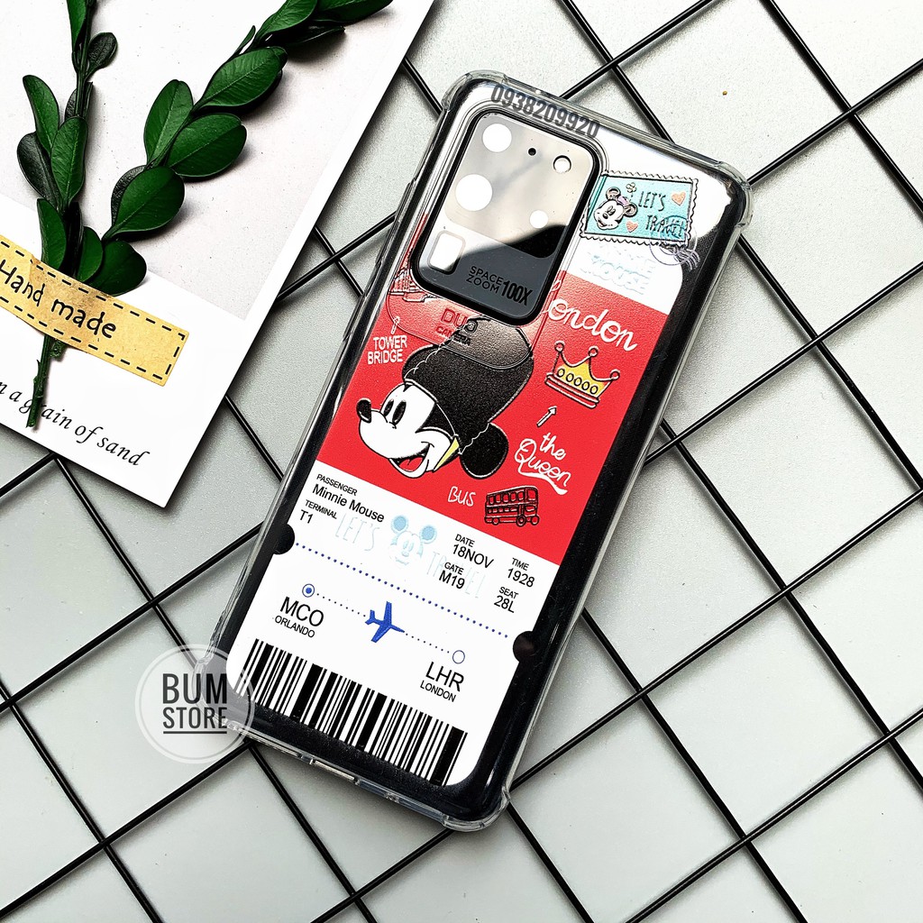 Ốp Lưng Mickey Samsung Galaxy Note 20 / S20 Ultra / S20 Plus / Note 10 plus / Note 10