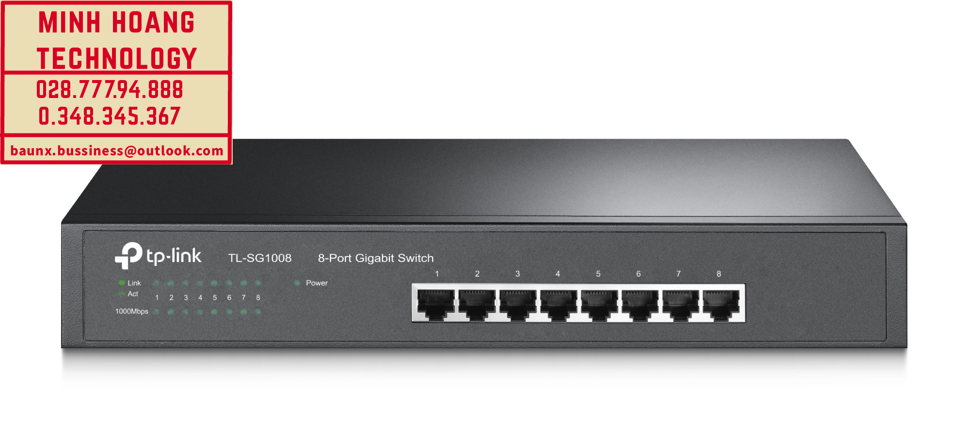[HCM]Bộ chuyển đổi tín hiệu Switch 8 cổng Gigabit TL-SG1008