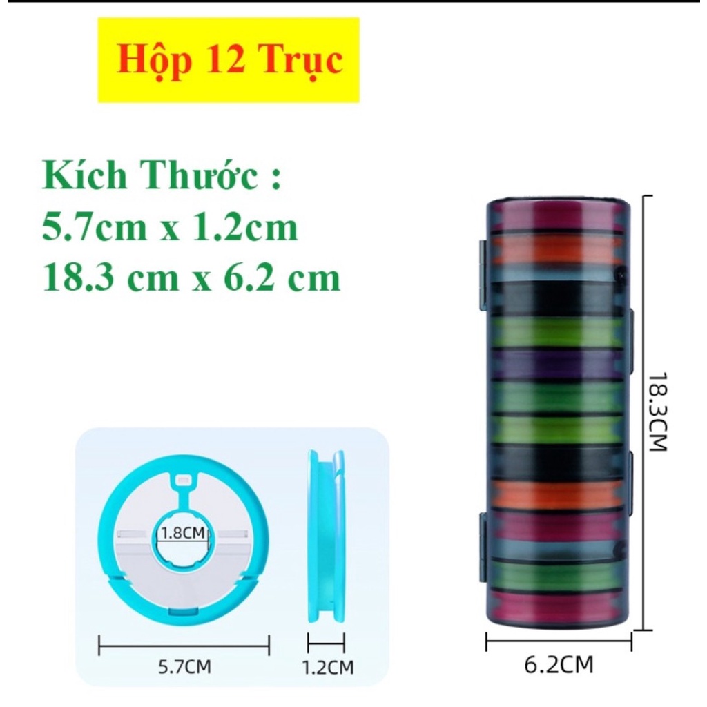 Hộp đựng trục câu đài silicone cao cấp chuyên dụng câu đơn câu đài