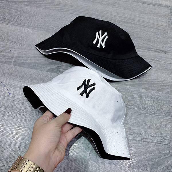 Mũ Bucket 2 Mặt Thêu Chữ NY