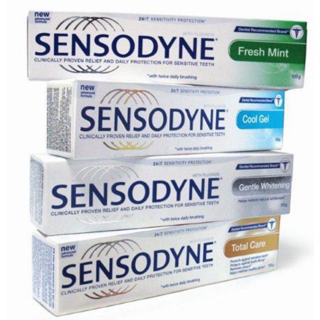 SALE SỐC Combo 2  tuýp kem đánh răng Sensodyne chống ê buốt Thái Lan 100g