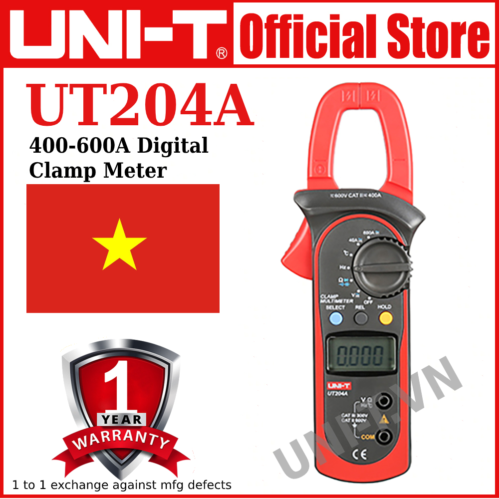 [HCM]UNI-T UT204A 400-600A Digital Clamp Meter