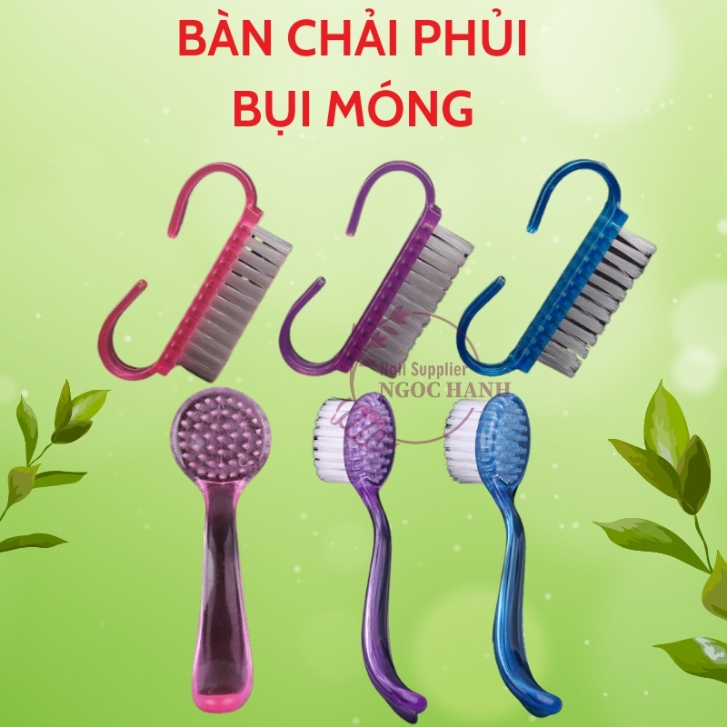 Bàn chải chà móng, phủi bụi móng làm nail - D007