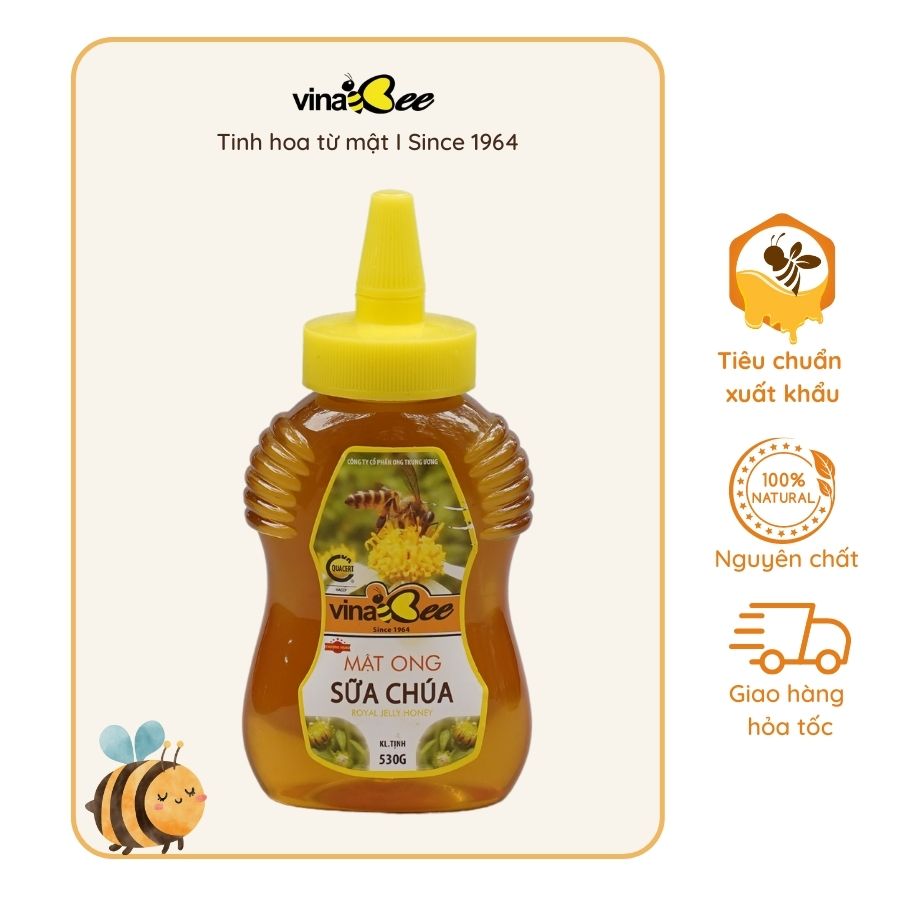 Mật ong sữa chúa Vinabee 530G