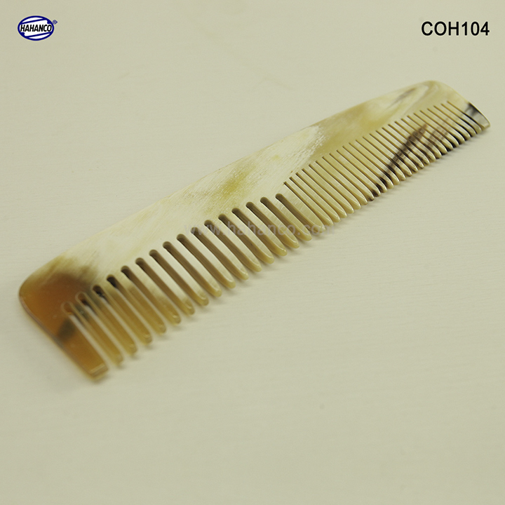 Lược sừng xuất Nhật - Lược bằng đầu - COH104 - Horn Comb of HAHANCO - Có lợi cho sức khỏe