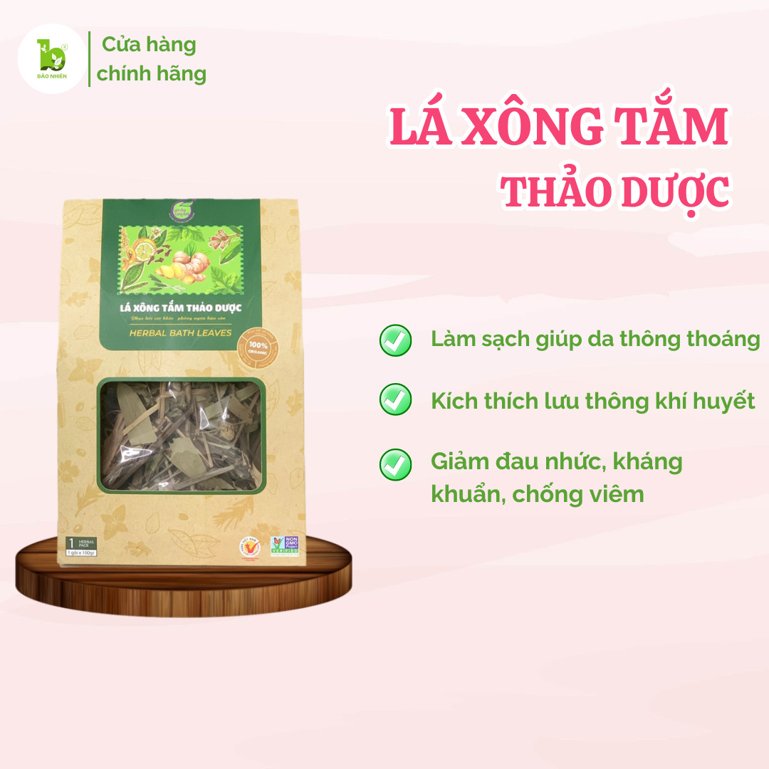 Lá Xông Tắm Thảo Dược Cung đình