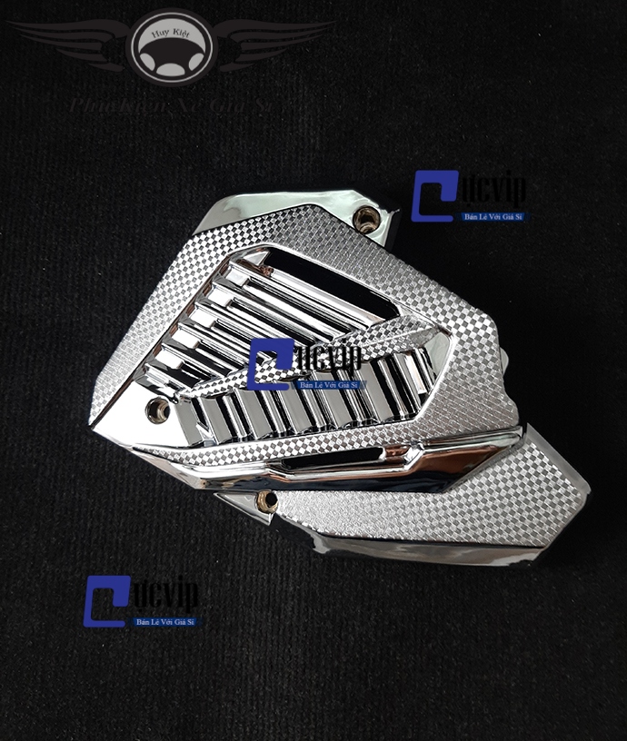 Ốp quạt gió vario 2015 - 2020, airblade 2016 - 2020 xi inox ms1838
