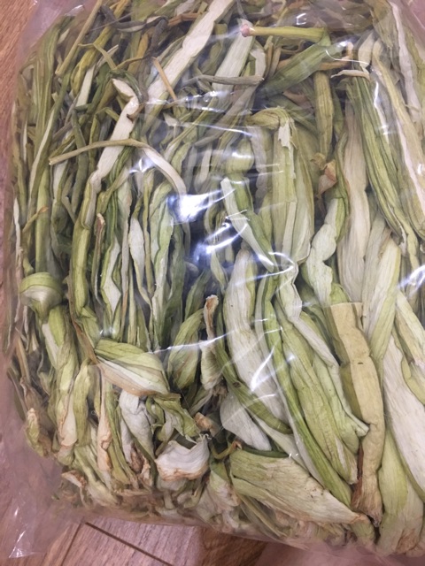 Dọc mùng khô thơm ngon trắng sạch gói 200g