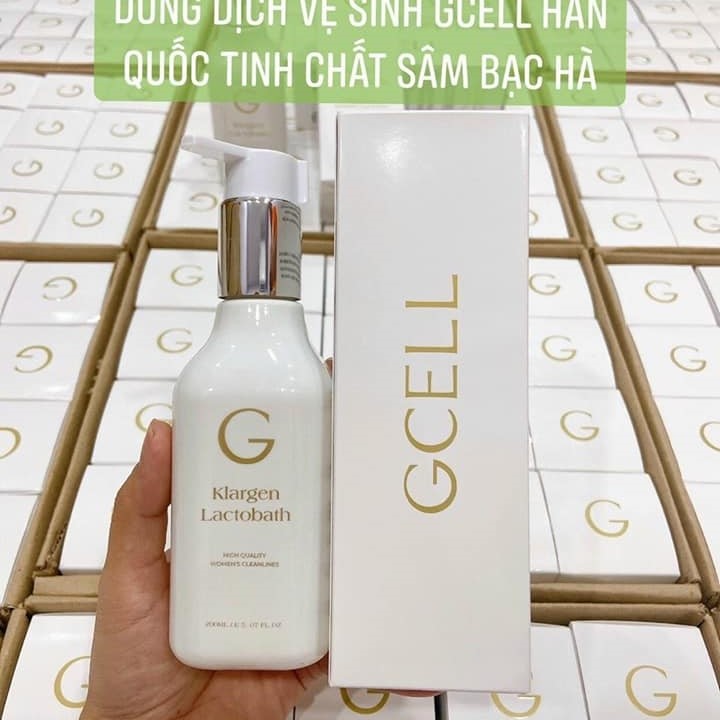 Dung Dịch Vệ Sinh dịu nhẹ mềm da Hàn Quốc , GCELL Kháng Khuẩn, Khử Mùi, Sảng Khoái. Klargen Lactobath 200ml