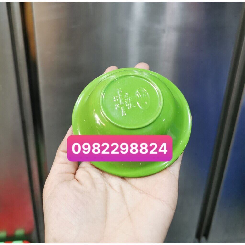 [HCM]Bộ 10 Chén Chấm Melamine Màu Xanh IN -Tl