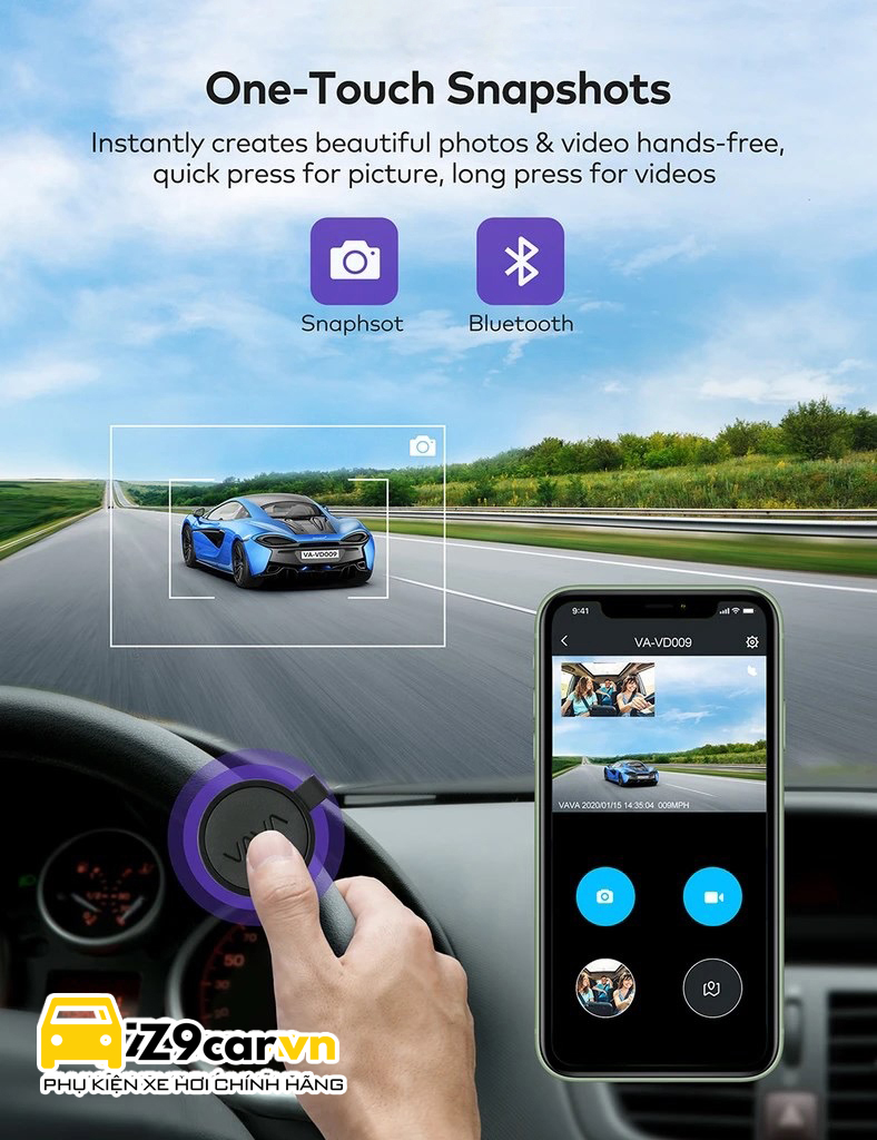 Camera hành trình VAVA Dash Cam Dual VD-002