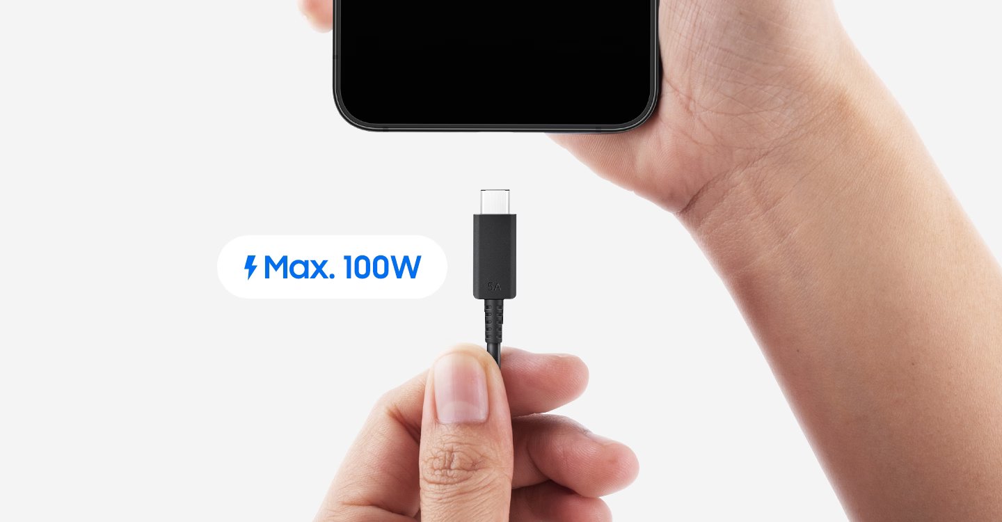 Cáp sạc Samsung C-C5A, 1m (Dành cho củ sạc 45W và 65W) - Hàng Chính Hãng