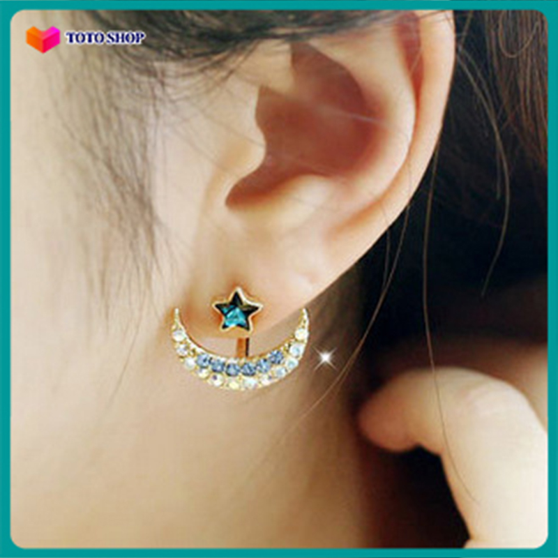 Super cute Korean star -style star earrings BSTKNU SSHT - [TOTOSHOSHOP]