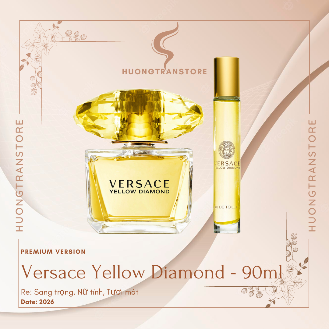 Nước Hoa Nữ Versace Bright Crystal Diamond 90ml [Phân Loại 1] Đẳng Cấp