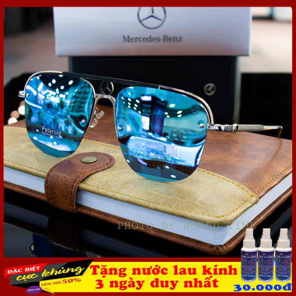 Giá bán Kính mát nam Benz-4 thời trang cao cấp ,full box, tròng Polazied, chống lóa , chống tia UV cực tốt