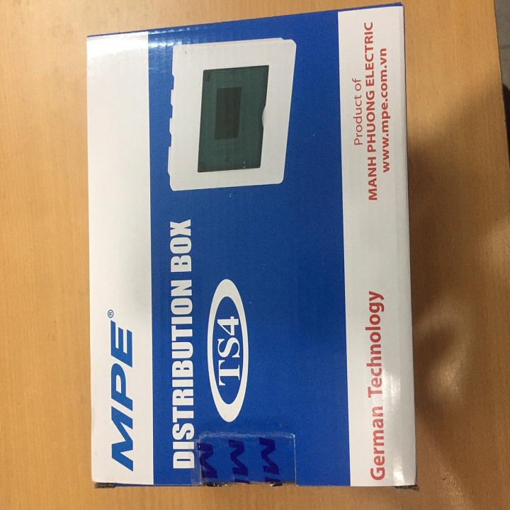 [HCM]TỦ ĐIỆN ÂM TƯỜNG 4 ĐƯỜNG MPE CHỨA MCB TS-4