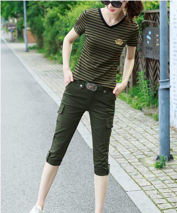 Sét lính quần kaki áo cotton cao cấp