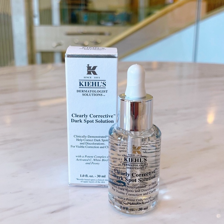 Tinh Chất Kiehl’s Clearly Corrective Dark Spot Solution Giúp Trắng Da Mờ Thâm dung tích 15ml