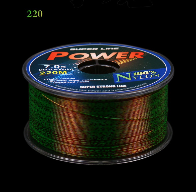 Cước câu cá nhật 3D tàng hình 220m power dây câu cá 100%